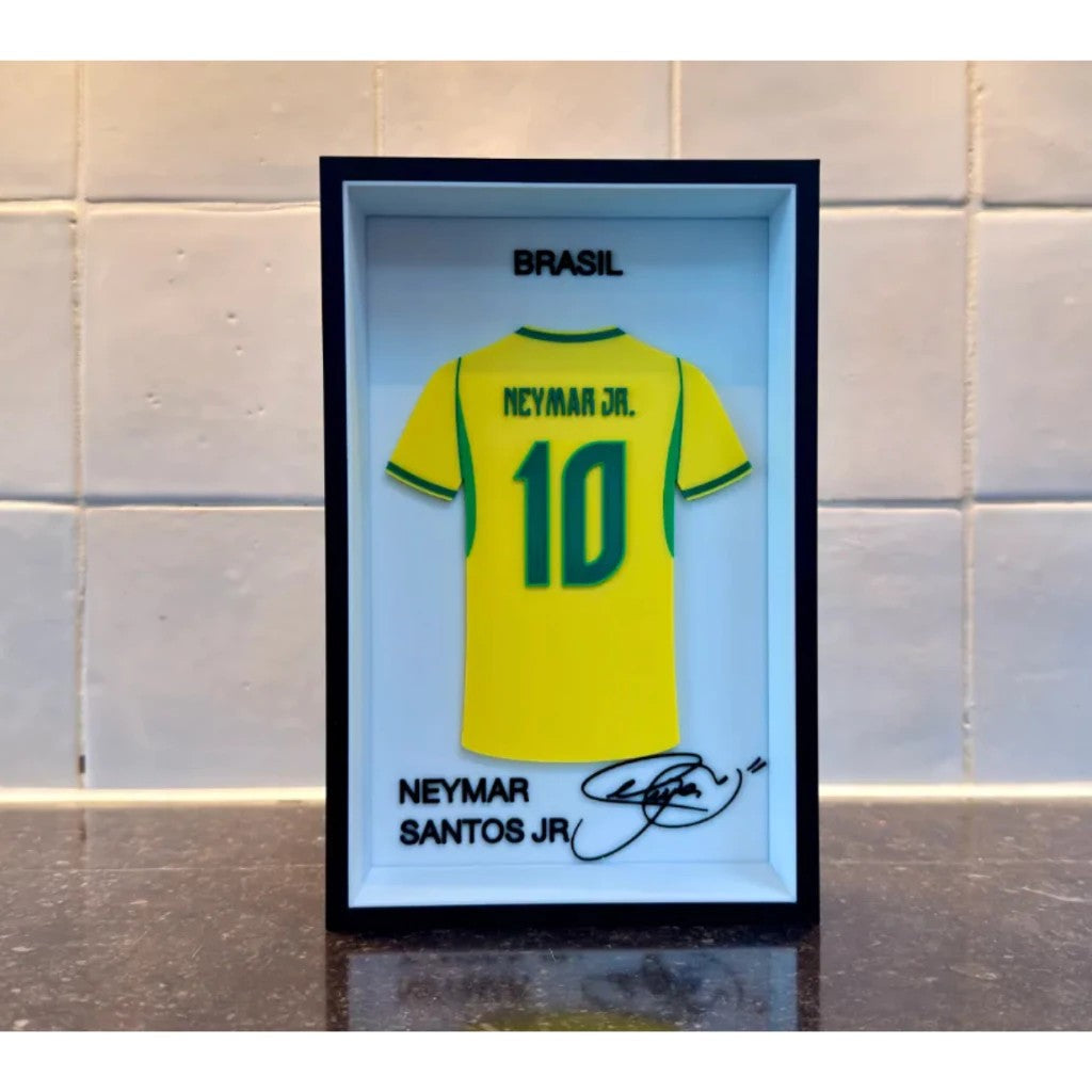 Quadro Decorativo Neymar Camisa 10 Seleção Brasileira