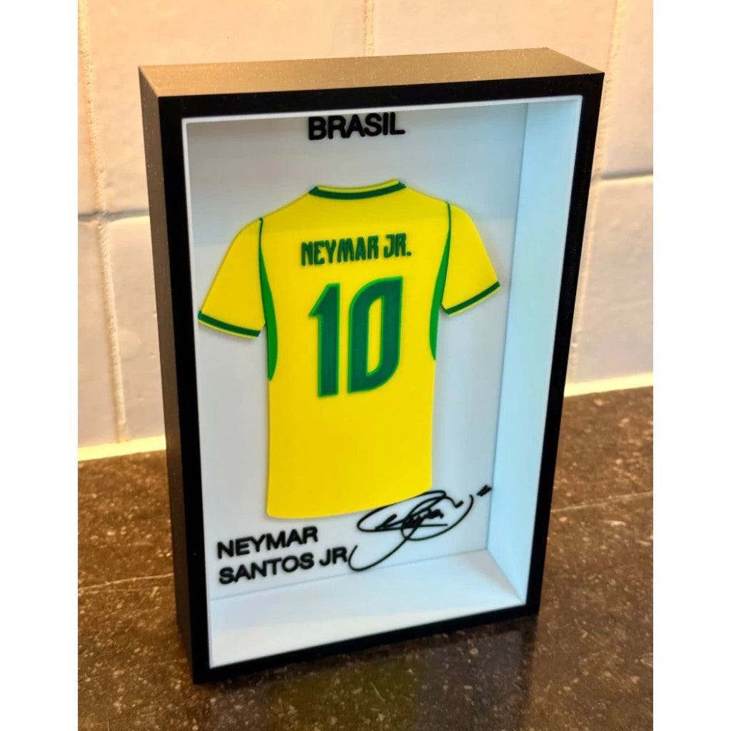 Quadro Decorativo Neymar Camisa 10 Seleção Brasileira