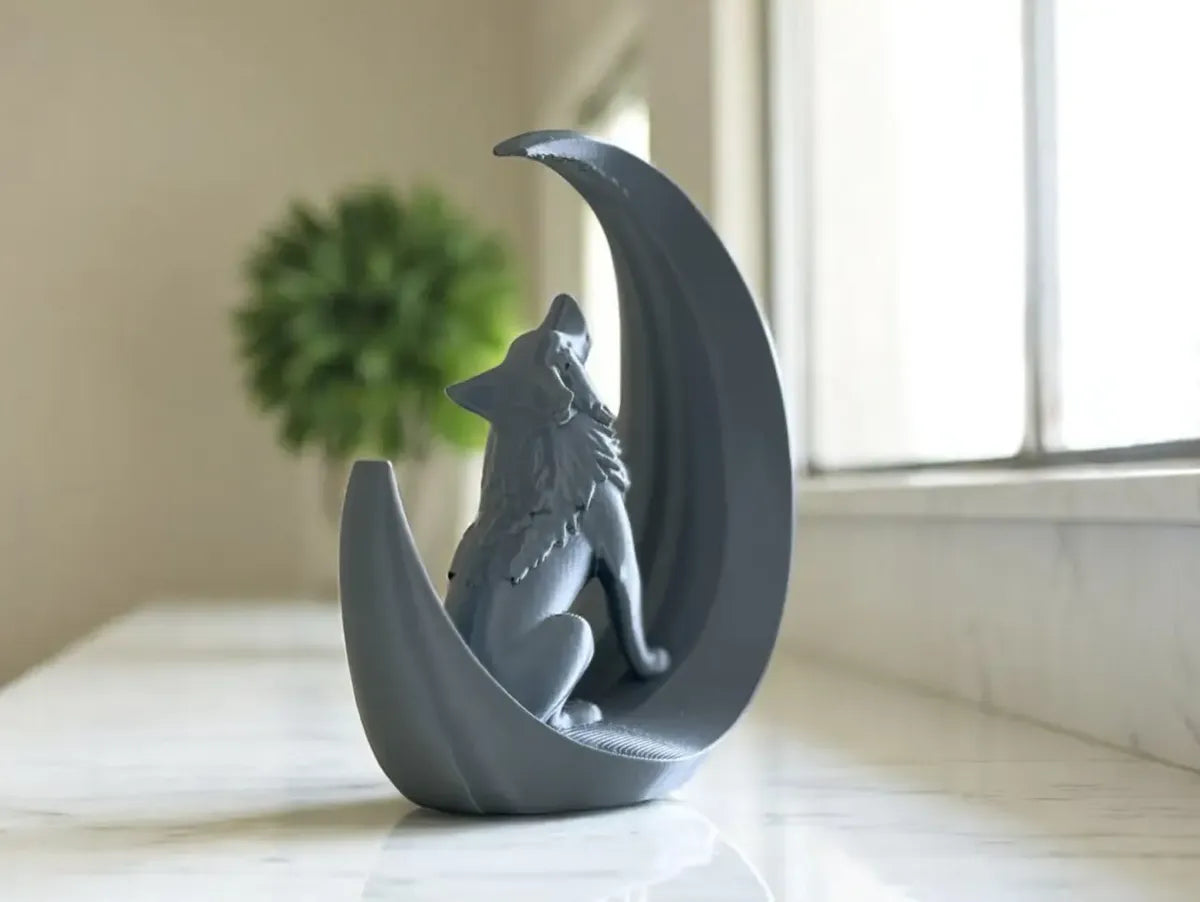 Decoração De Mesa Lobo Sob A Lua Moderno Elegante