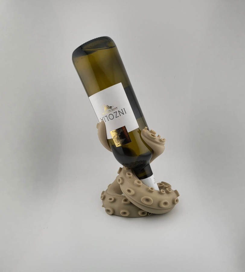 Suporte Para Vinho Polvo Octopus