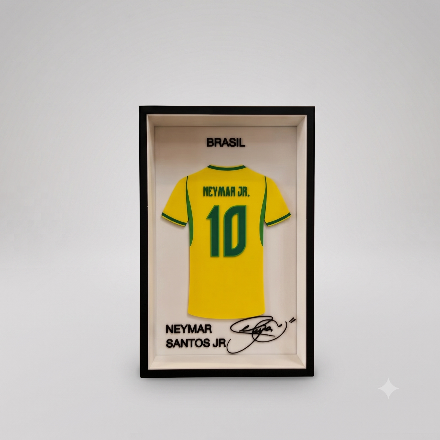 Quadro Decorativo Neymar Camisa 10 Seleção Brasileira