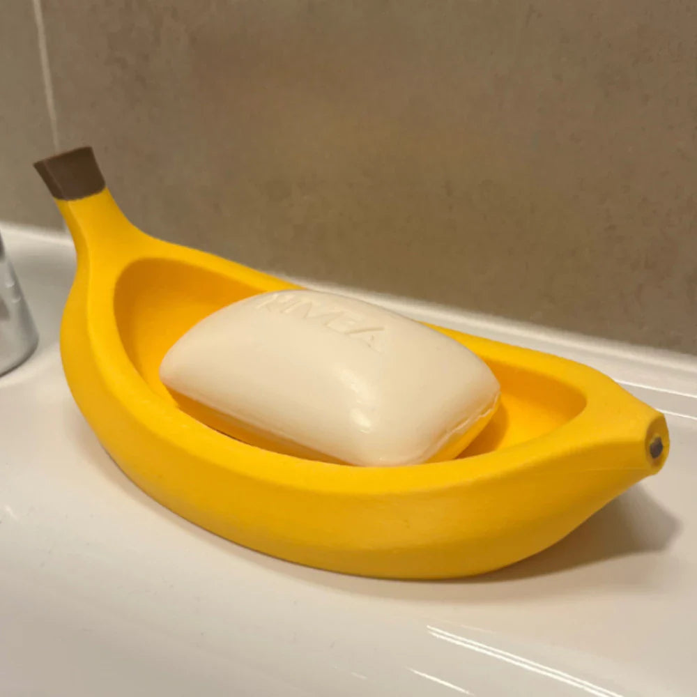 Porta Sabonete Formato De Banana Organizador