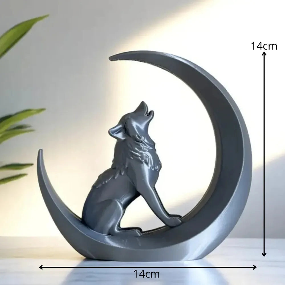 Decoração De Mesa Lobo Sob A Lua Moderno Elegante
