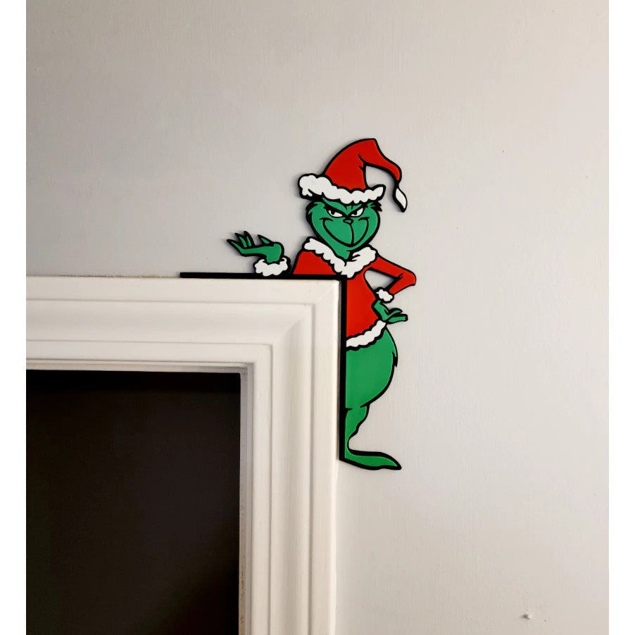 Decoração Canto De Porta Natal Noel Grinch