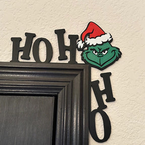 Decoração Para Porta Ou Parede - Grinch Hoho