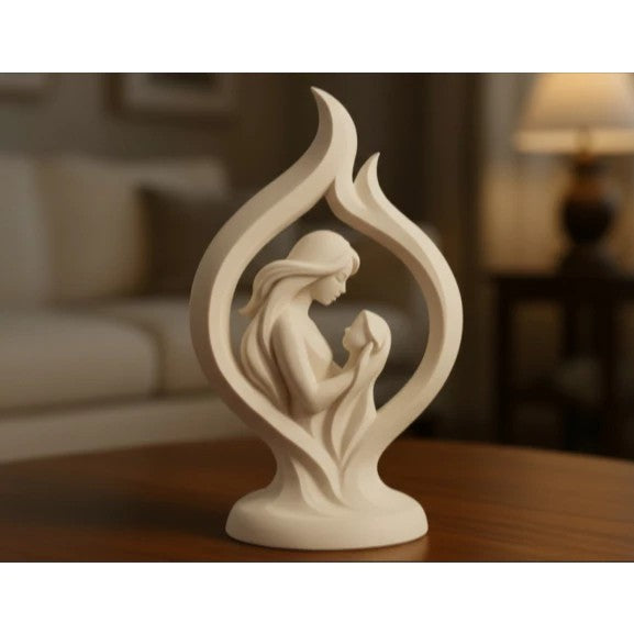 Escultura Laço Eterno Mãe E Filho(a) Para Sempre