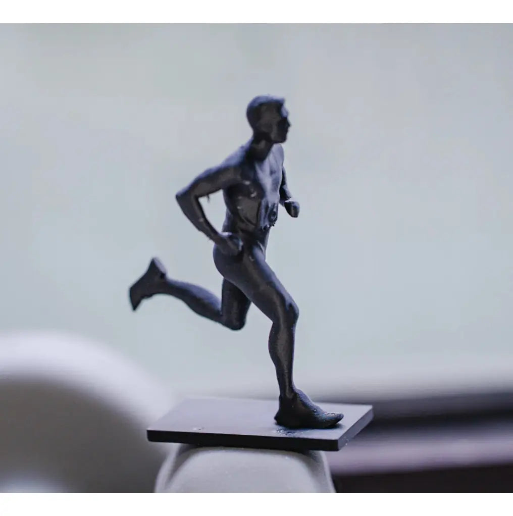Estátua Corredor Maratona Atleta Escultura Decorativa