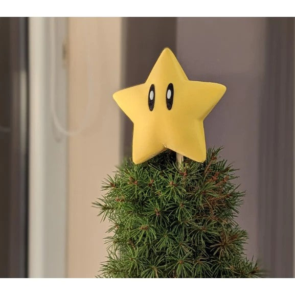 Estrela Amarela Mario Decoração De Natal