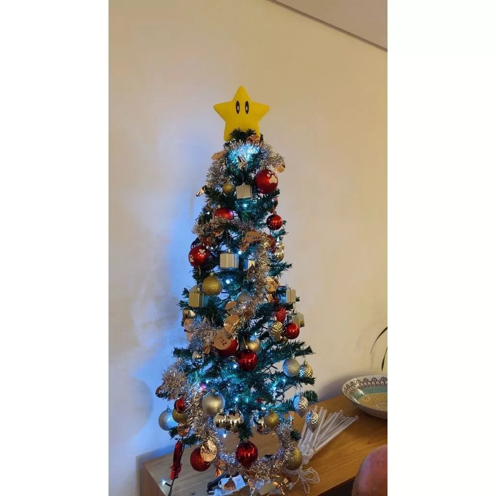 Estrela Amarela Mario Decoração De Natal