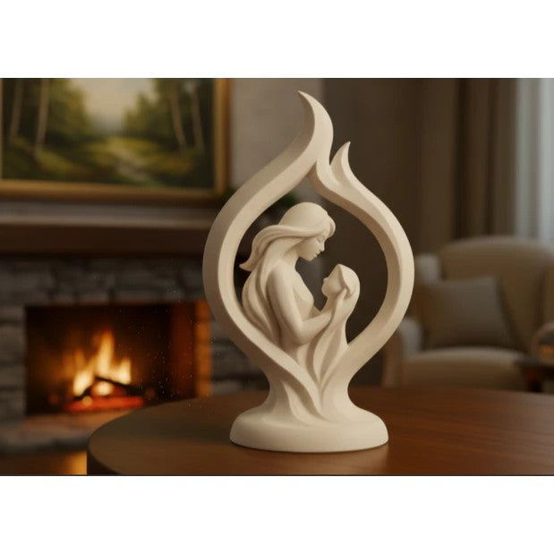 Escultura Laço Eterno Mãe E Filho(a) Para Sempre