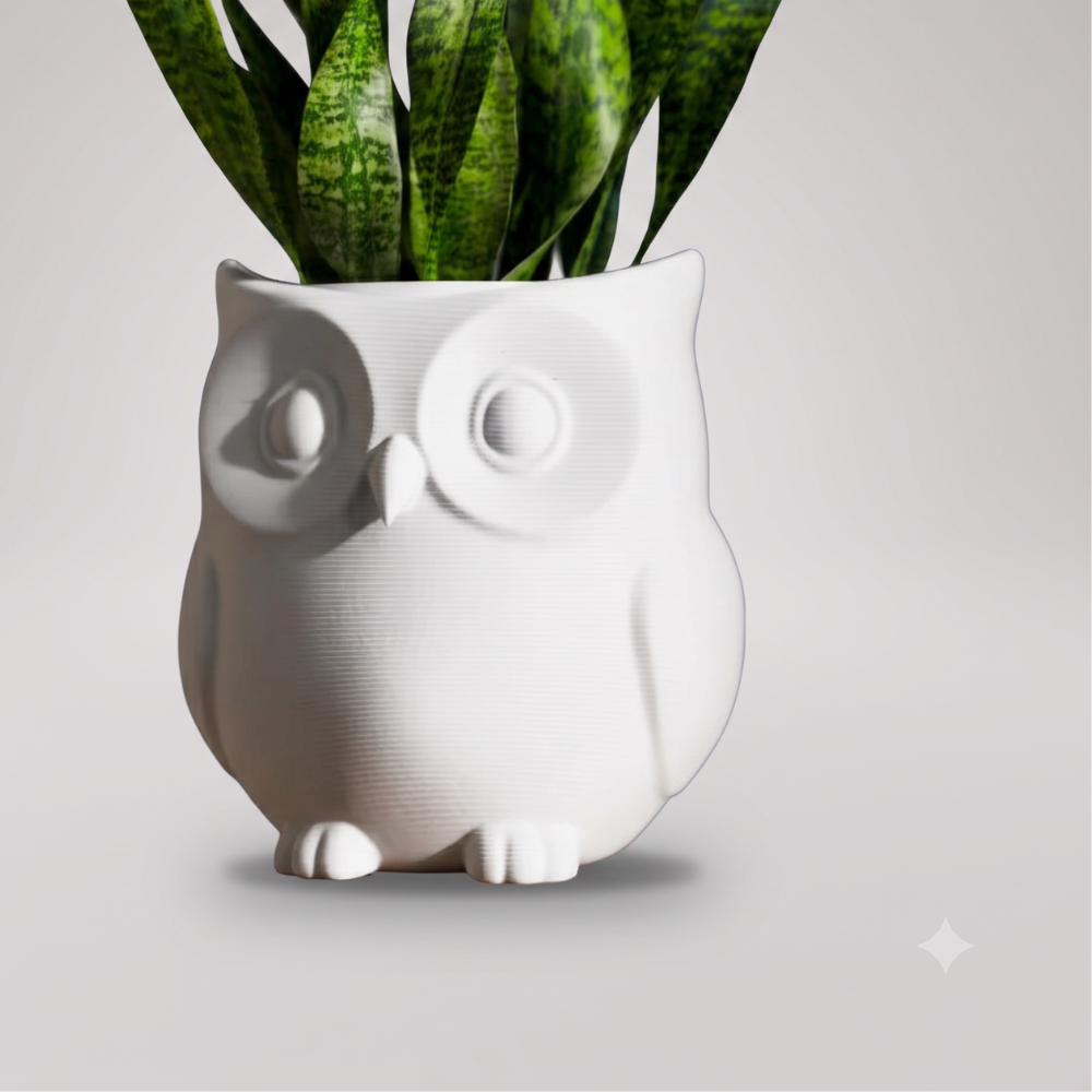 Vaso Para Planta De Interior Coruja Moderna Elegante