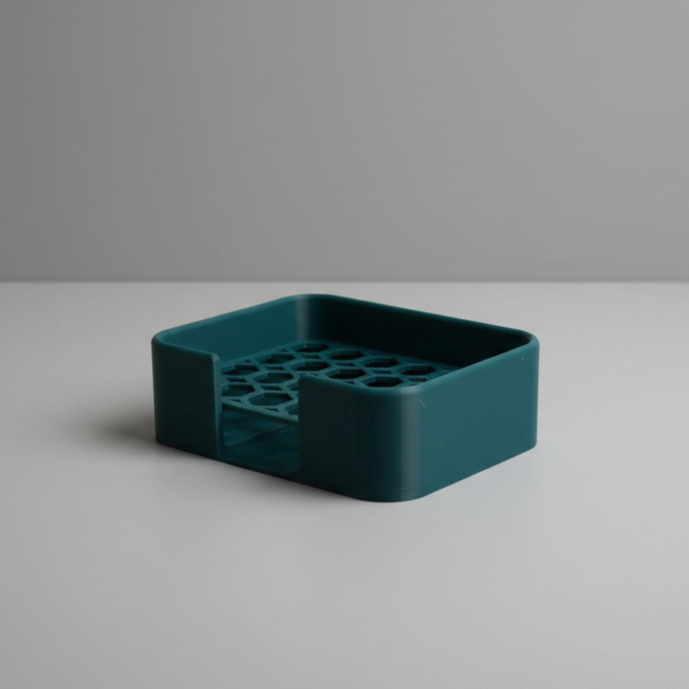 Saboneteira Com Drenagem Minimalista E Elegante