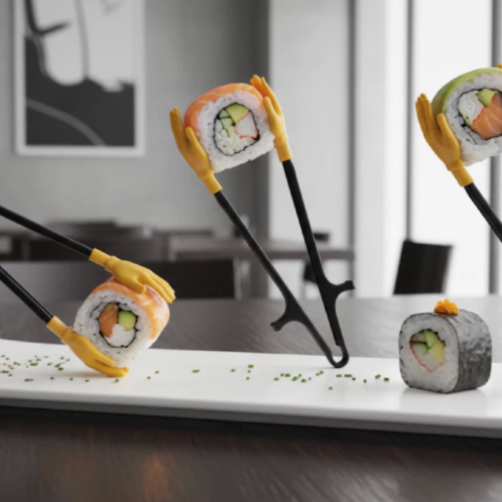 Palitos Japonês para Sushi e Lanches Conforto nas Mãos