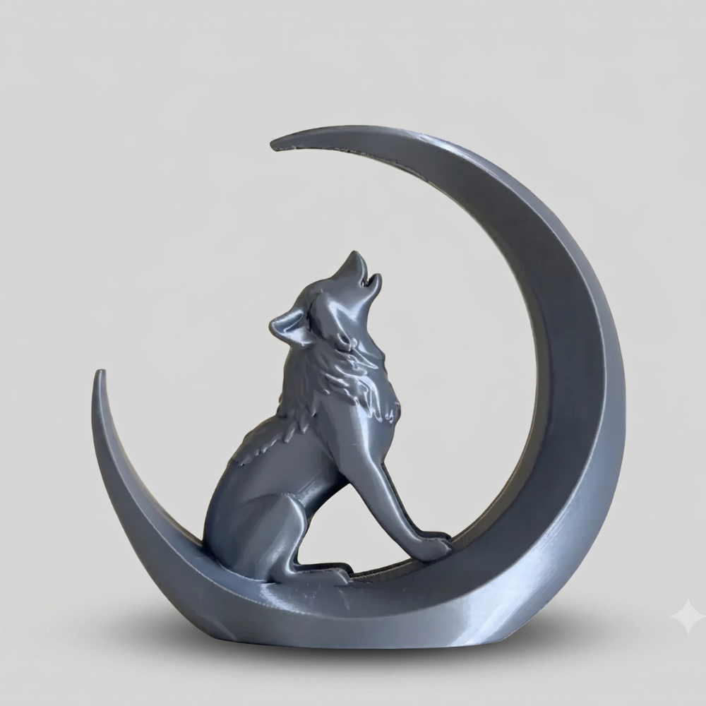 Decoração De Mesa Lobo Sob A Lua Moderno Elegante