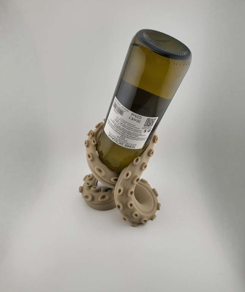 Suporte Para Vinho Polvo Octopus