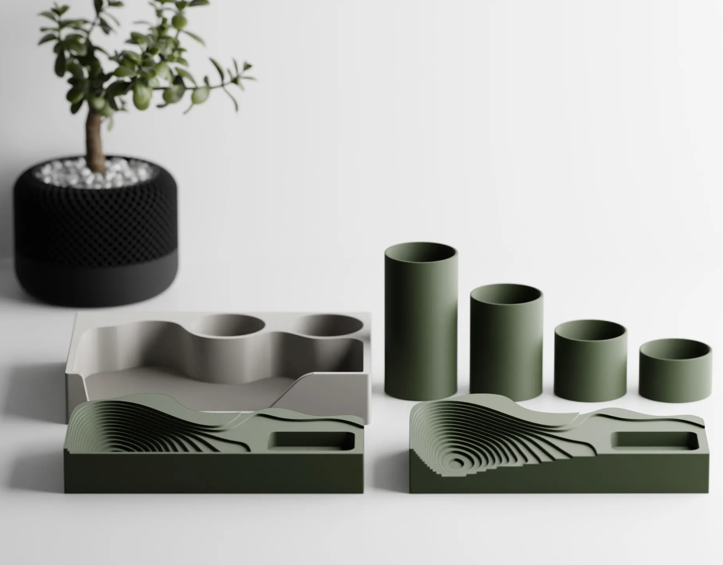 Organizador de Mesa em Degraus Premium