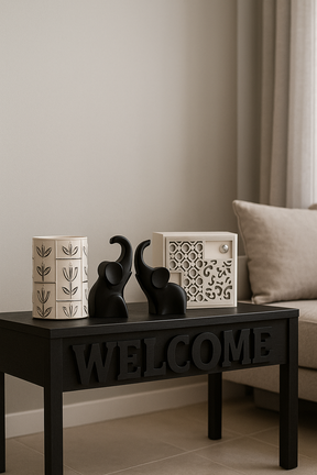 Elefantes Harmoniosos para Decoração