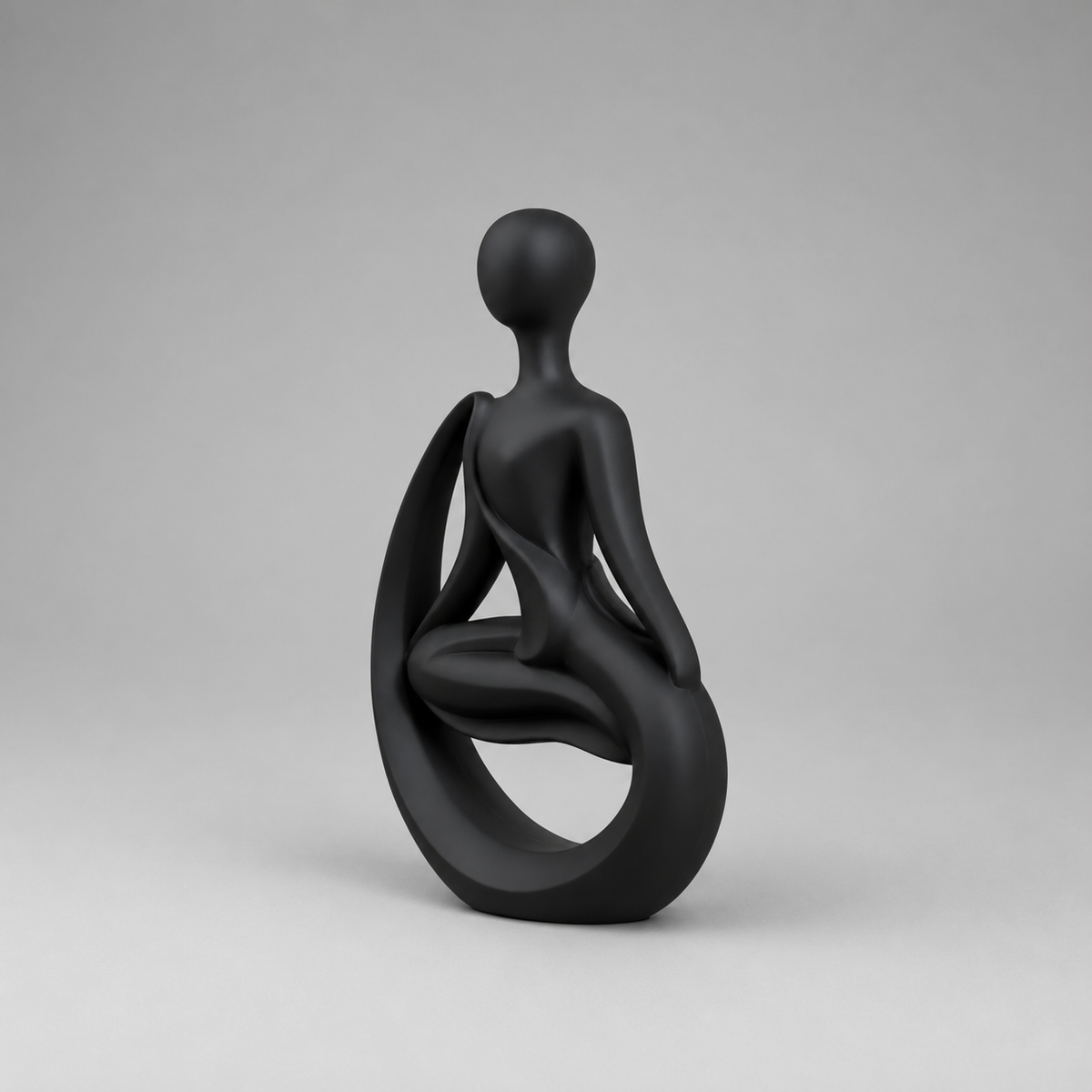 Escultura Minimalista Yoga Para Decoração