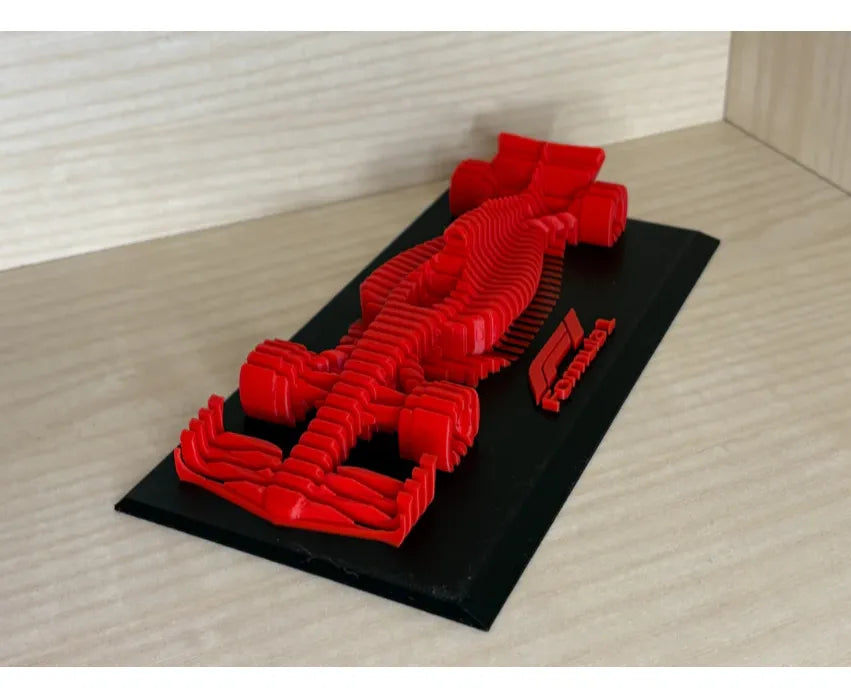 Escultura Carro De Corrida F1 Para Decoração Colecionável