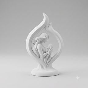 Escultura Laço Eterno Mãe E Filho(a) Para Sempre