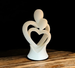 Estatua Love coração duas pessoas