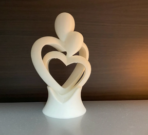 Estatua Love coração duas pessoas