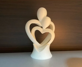 Estatua Love coração duas pessoas
