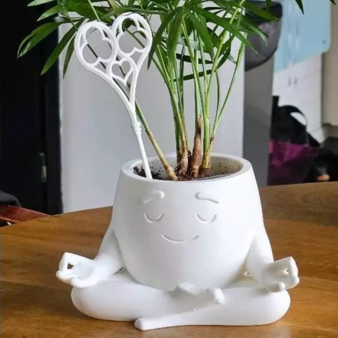 Zenny Vasinho Meditando Decoração para Plantas