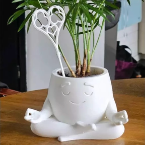 Zenny Vasinho Meditando Decoração para Plantas